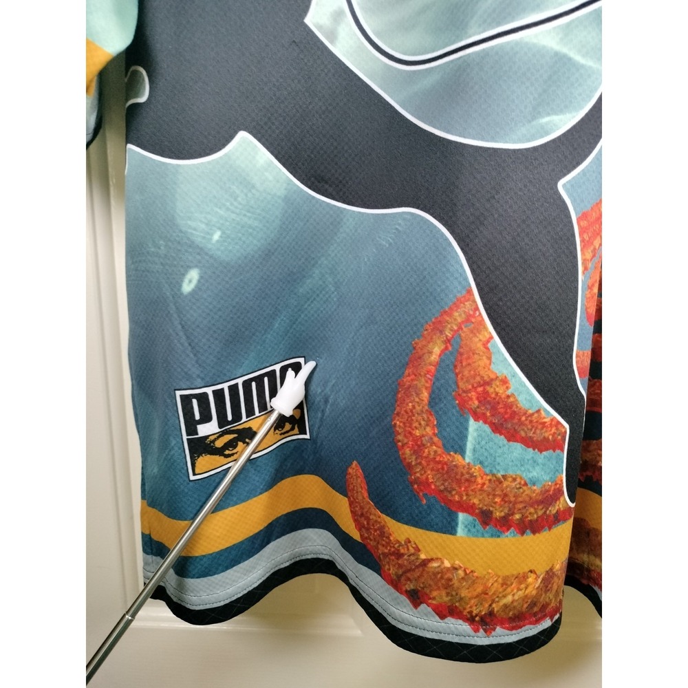 Puma x P.A.M. All Over Print Oversized Graphic Tee Jersey Men's Medium 620232-01 - Picture 5 of 16